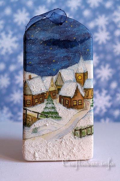 Christmas Craft - Plaster of Paris Shingle Wall Decoration